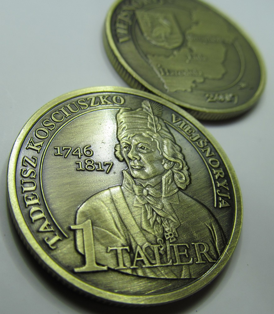 памятная монета 1 Талер Костюшко